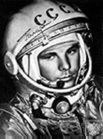 Gagarin in spacesuit